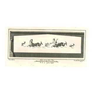 Niccolò Vanni, Ancient Roman Frescoes, Etching, 18th Century For Sale