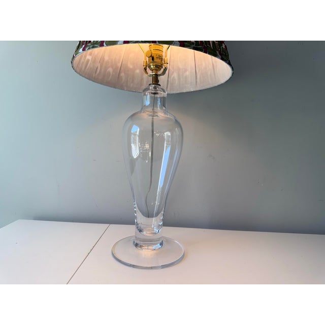 Simon Pearce Blown Glass Table Lamp For Sale In Charleston - Image 6 of 11