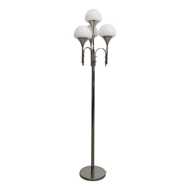 Floor Lamp attributed to Gaetano Sciolari, 1960s For Sale