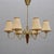 Hans Bergström Swedish Brass Chandelier by Hans Bergström for Asea, 1940s For Sale - Image 4 of 9