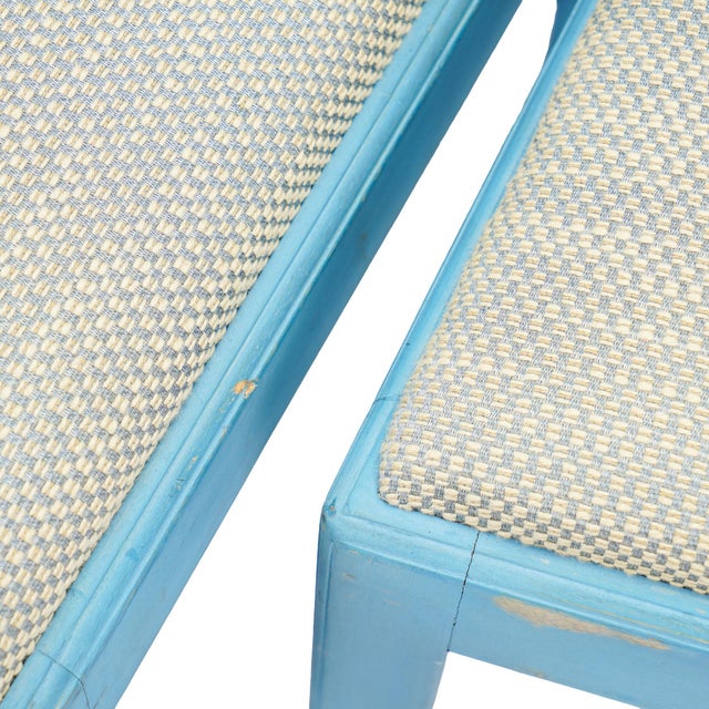 Pair of Painted Academic Revival Slip Seat Side Chairs, 1940 For Sale - Image 11 of 14