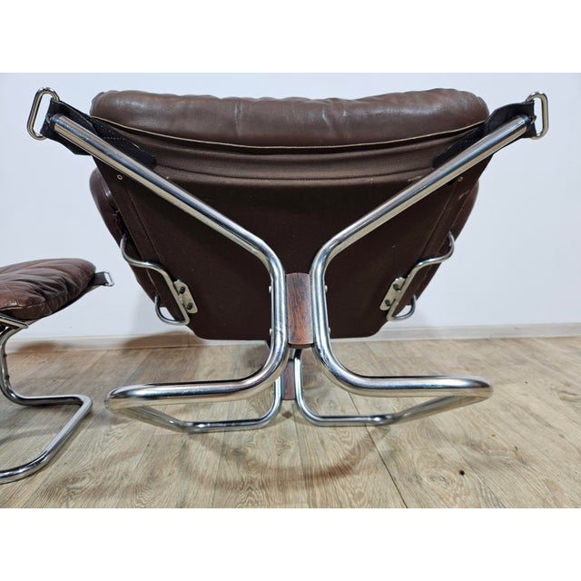 Set of Armchair and Ottoman by Harald Relling for Westnofa For Sale - Image 10 of 18