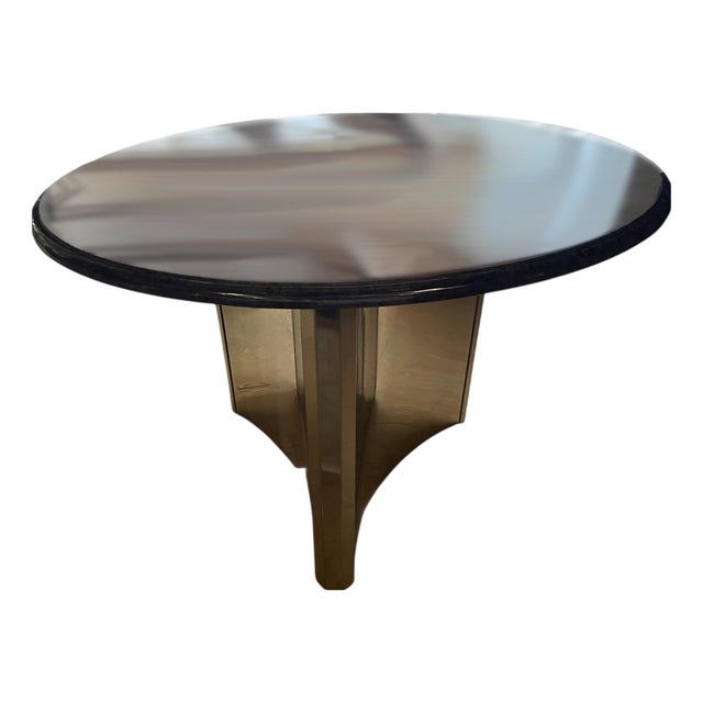Abbott Pedestal Table by Bernhardt For Sale