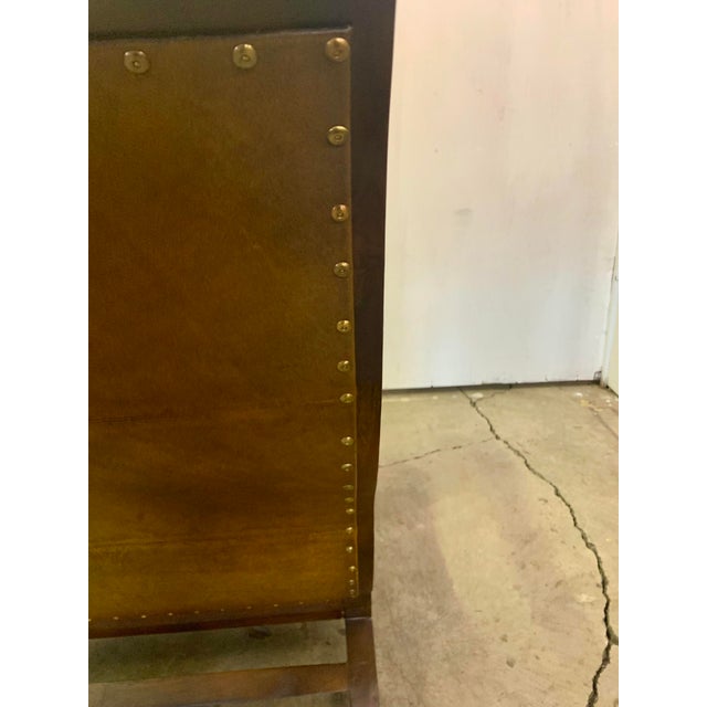Early 20th Century 20th Century Leather Swedish Chair For Sale - Image 5 of 16