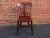 Victorian fiddleback kitchen chair, dining chair the chair has solid elm saddle shaped seat and beech legs and stretchers....