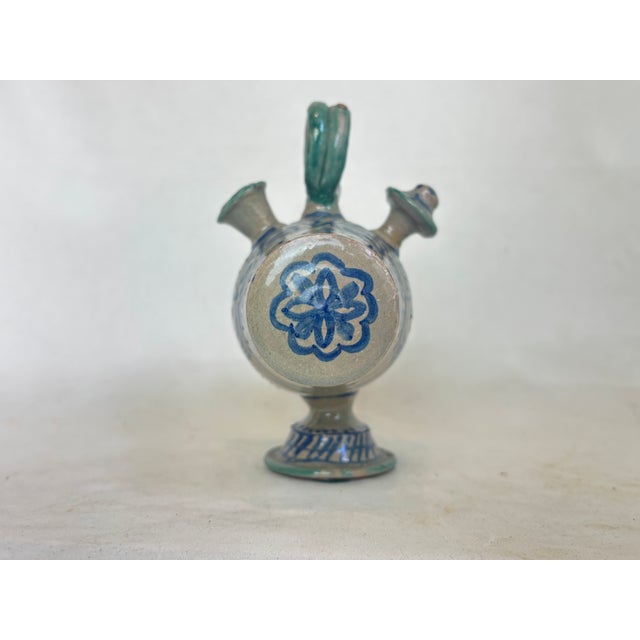 Mid 20th Century Glazed Terra Cotta Vessel For Sale - Image 4 of 11
