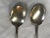 Victorian Victorian Era English Silver Plate 'Shovel' Style Sugar Spoons- a Pair For Sale - Image 3 of 9