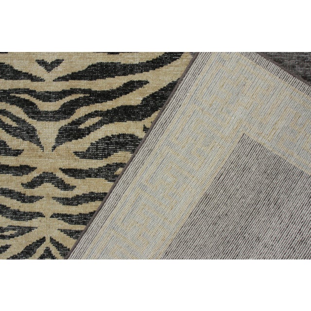 Not Yet Made - Made To Order Rug & Kilim’s Tiger Rug in Charcoal, 3x5 For Sale - Image 5 of 6