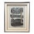 Vintage Framed Mixed Media "Linkage" Signed For Sale