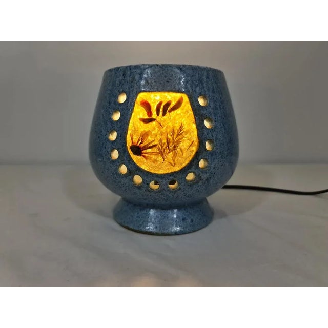 Ceramic Table Lamp from Accolay, 1960s For Sale - Image 4 of 8