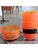 Murano Glass Orange Vases, 1979, Set of 2 For Sale - Image 4 of 11
