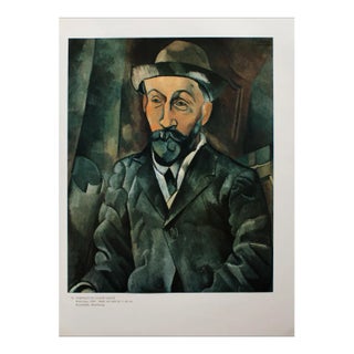 1985 After Pablo Picasso, "Portrait of Clovis Sagot" Parisian Cubist Full-Color Print For Sale