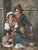Antique oil painting on canvas with a period frame, signed "Tommaso De Vivo 1867." Naples, 19th century. The painting...