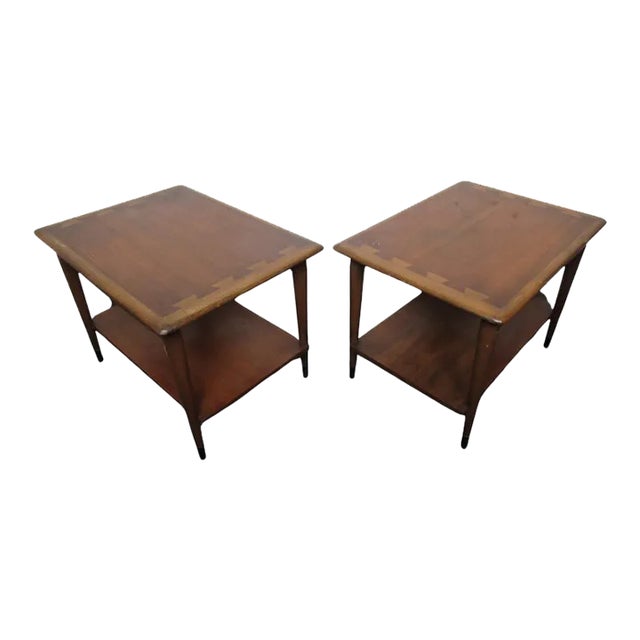 Pair of Vintage Lane Acclaim Tables by Andre Bus For Sale