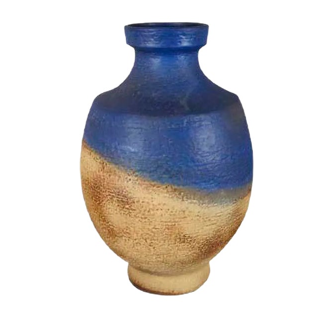 Large Ceramic Vase by Martha Glatzle for Karlsruher Majolika, 1960s For Sale