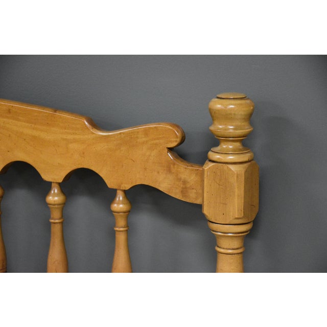 Wood Vintage Maple Twin Beds - A Pair For Sale - Image 7 of 9