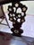 Vintage Chinese Carved Hardwood Corner Lounge Chair With Mother of Pearl Inlay For Sale - Image 4 of 6