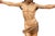 Wood Spanish Polychromed Carved Corpus Christi Statue Sculpture, 18th/19th Century For Sale - Image 7 of 18