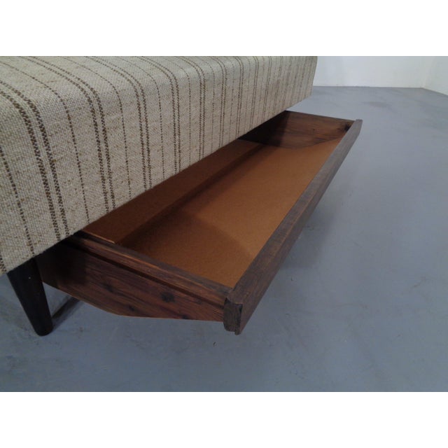 Teak and Wool Daybed, Sweden, 1950s For Sale - Image 14 of 18
