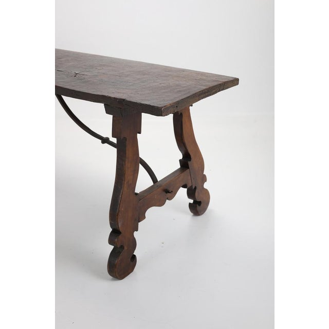 Baroque Antique Baroque Oak Table, 1760 For Sale - Image 3 of 15