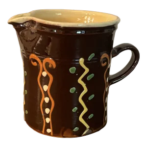 Small Ceramic Pottery Pitcher