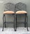 Mid-Century Modern Vintage Veneman Cast Aluminum Branch Barstools. - A Pair For Sale - Image 3 of 12