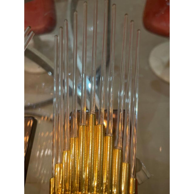 Murano Glass Wall Light attributed to Gaetano Sciolari, Italy, 1970s For Sale - Image 6 of 8