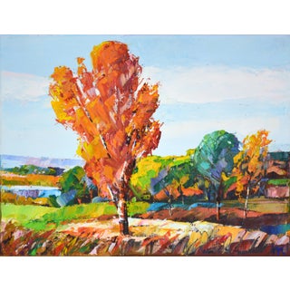 Autumn Mosaic.Modern Original Painting. For Sale