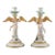 Antique Meissen Rococo Hebe & Ganymede Candlesticks - a Pair For Sale
