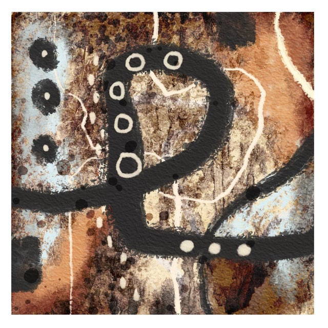 Bring sophisticated, tactile energy into your home with this 8x8-inch fine art reproduction print by artist Susan Olivio....