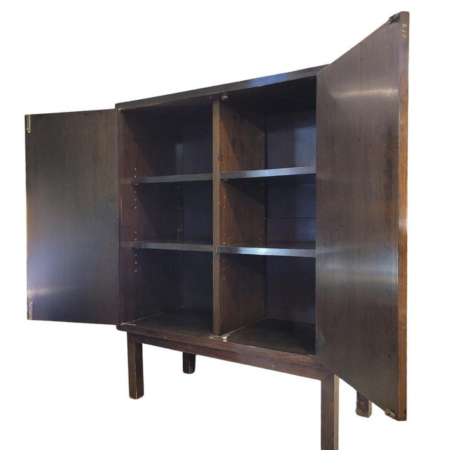 Art Deco Wooden Bar Cabinet, France, 1940s For Sale - Image 3 of 18
