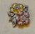 Modern 4 Ct Natural Fancy Color Diamond Flower Pin/ Brooch in 18 Kt Multi Color Gold For Sale - Image 3 of 8