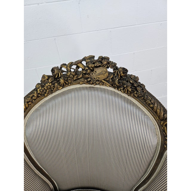 Early 1900s French Antique Side Chair For Sale In Los Angeles - Image 6 of 12