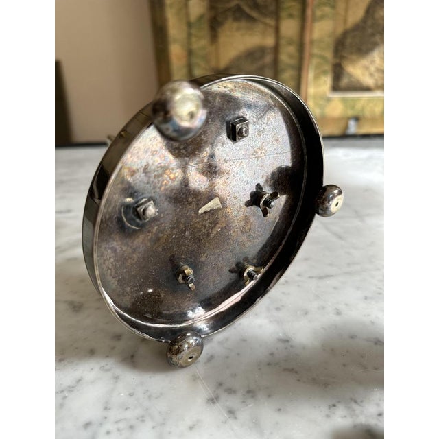 Silver-Plated Metal Breakfast Caddy For Sale - Image 9 of 14