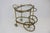 Metal Vintage Oval Brass and Glass Bar Cart from Maison Baguès, 1950s For Sale - Image 7 of 17