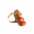 Late 19th Century Victorian 14k Rose & Yellow Gold Ring With Carved Coral Roses Size 7.75 For Sale - Image 5 of 5