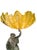 A large Belle Epoque 19th century french spelter sculpture statue lam of a woman holding a illuminated yellow tulip shaped...