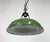 1950s Industrial Green Enamel Factory Pendant Lamp from Coolicon, 1950s For Sale - Image 5 of 18