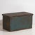 Small Vintage Trunk with Cobalt Blue Patina, 1920 For Sale - Image 11 of 11