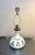 1950s-60s white ceramic painted Shih Tzu table lamp. Excellent condition. Measurements 20.5" tall including harp & finial...