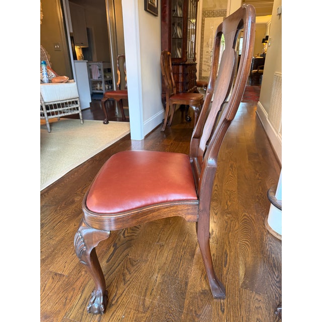 Set of 6 English Dining Chairs For Sale In Nashville - Image 6 of 14