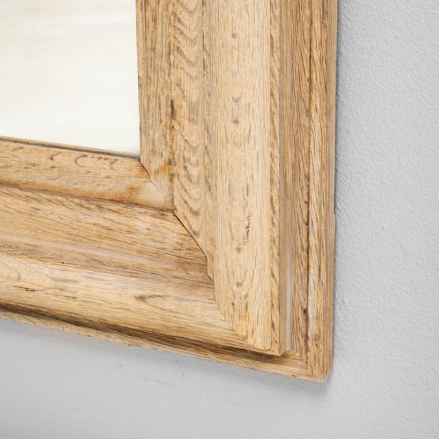 19th Century France Tan Wood Mirror For Sale - Image 10 of 11