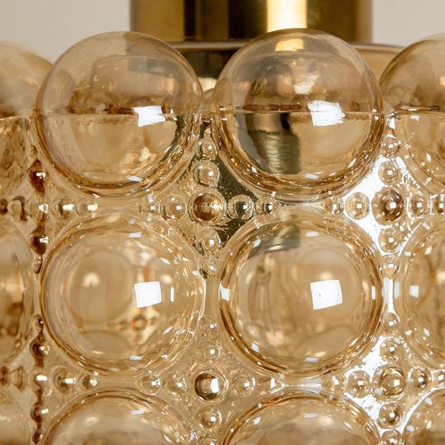 1960s Bubble Glass Pendant Lamp attributed to Helena Tynell, 1969 For Sale - Image 5 of 14
