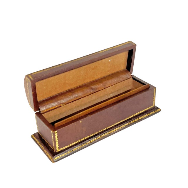 Late 19th Century Antique French Napoleon III Leather Book Form Box For Sale - Image 5 of 12