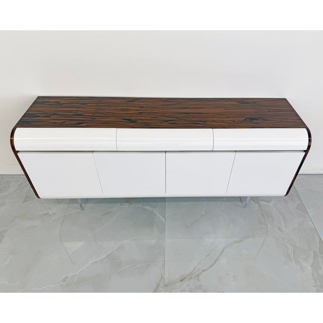 Rare Vladimir Kagan Credenza, Rosewood, Vladimir Kagan Designs, 1970s For Sale In Las Vegas - Image 6 of 11