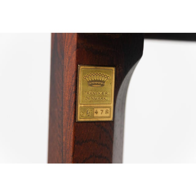 Brown Danish Modern Rosewood and Mosaic Side Tables from Tranekær Furniture, 1960s, Set of 2 For Sale - Image 8 of 18