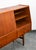 Wood Mid Century Danish Modern Credenza Sideboard Central Bar Teak MCM 6 Drawers 78" For Sale - Image 7 of 12