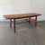 Vintage Danish Modern Teak Coffee Table With Pull-Out Tray and Woven Shelf, Circa 1960's Mid Century For Sale - Image 4 of 7