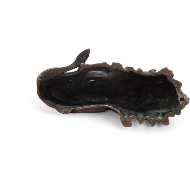 Black Reclining Bronze Lion Sculpture, 1880s For Sale - Image 8 of 9