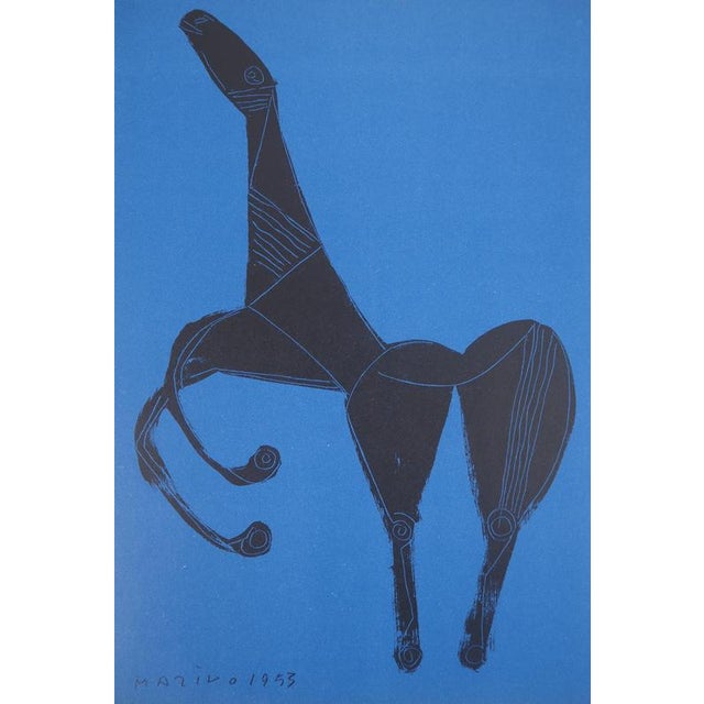 Marino Marini, Le cheval noir, Lithograph For Sale - Image 5 of 6